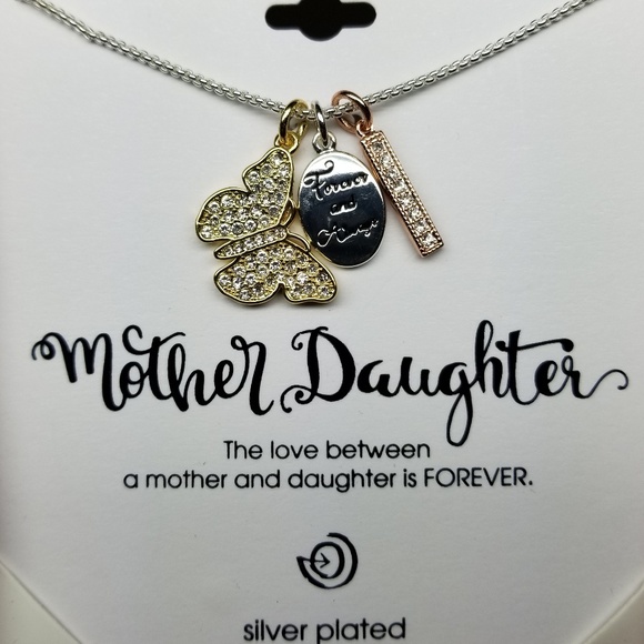 mother and daughter forever necklace